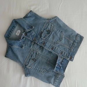SOLD!!!!!!!!! Vintage 90s Calvin Klein Denim Vest, Small